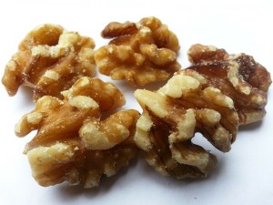 Walnuts closeup