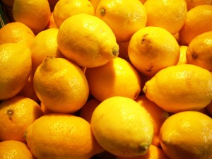 Fresh lemons