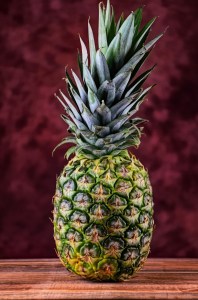 A fresh pineapple